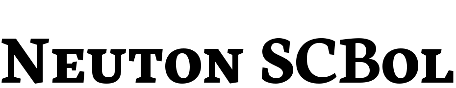 Neuton SC Bold Font Download Free